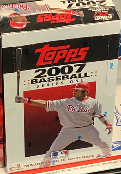 2007 Topps Baseball Series 1 Retail Box