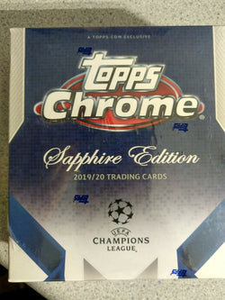 2019-20 Topps Chrome Champions League Sapphire Box