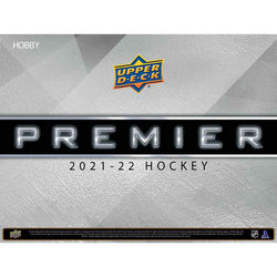 2021-22 Upper Deck Premier Hockey Hobby Box - 10 Box Case