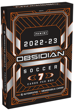 2022-23 Panini Obsidian Soccer Hobby Box - 12 Box Case