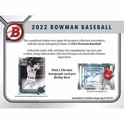 2022 Bowman Baseball Jumbo Hobby Box