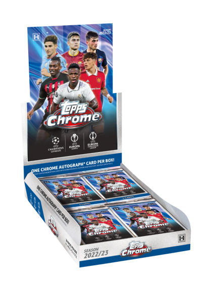 2022-23 Topps UEFA Club Competitions Chrome Soccer Hobby Box
