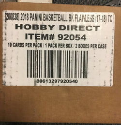 2017-18 Panini Flawless Basketball 2 Box Case