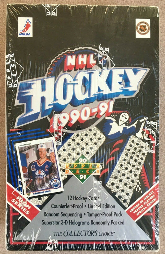 1990-91 Upper Deck High Series Hockey Box