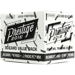 2018 Panini Prestige Football Value Pack Box