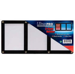 ULTRA PRO 3 CARD SCREW DOWN BLACK