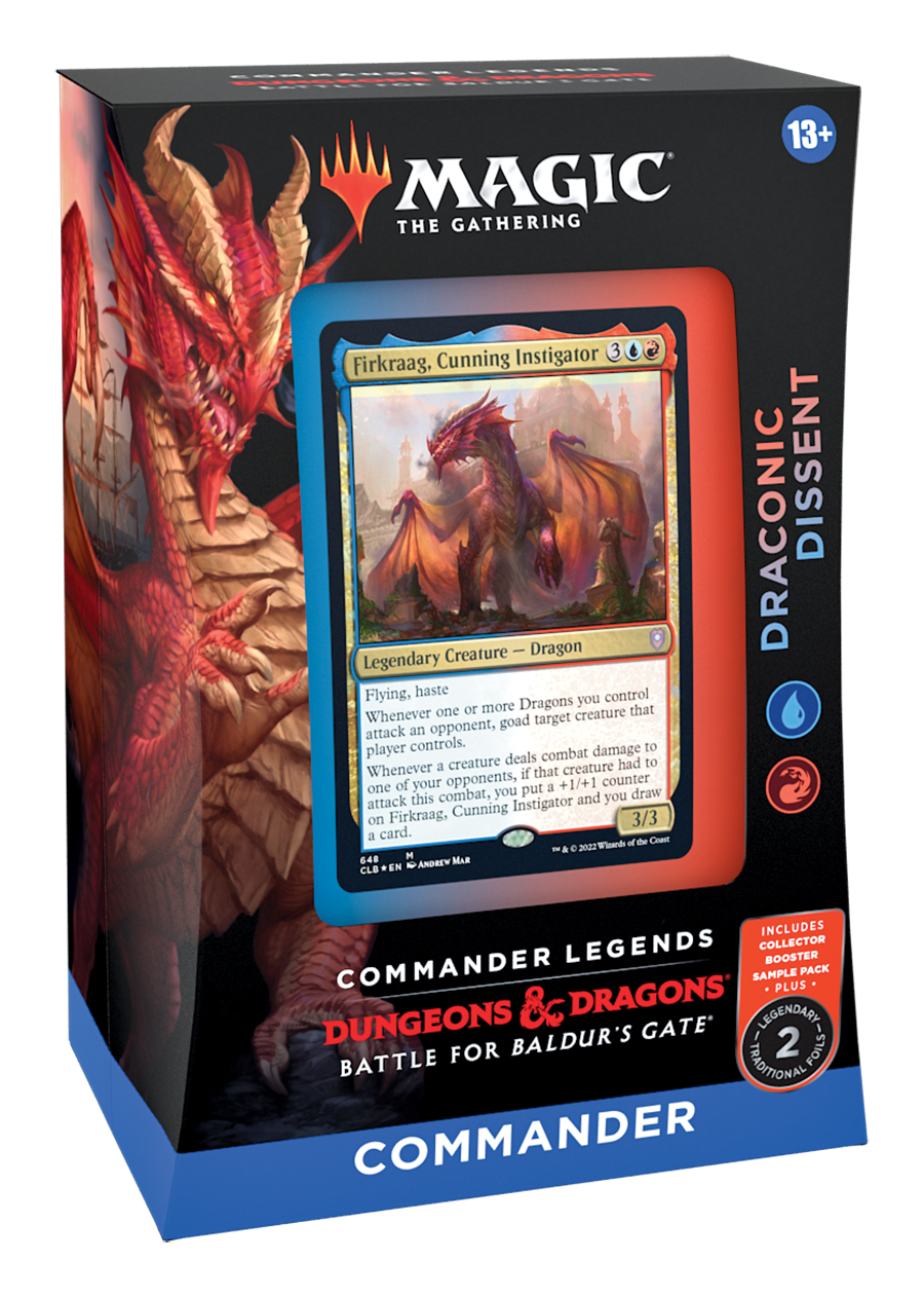 Magic The Gathering: Commander Legends Battle For Baldur's Gate Commander Deck - Draconic Dissent