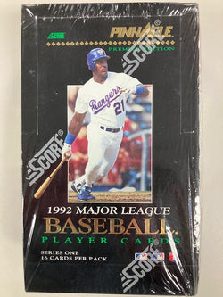 1992 Pinnacle Baseball Series 1 Hobby Box