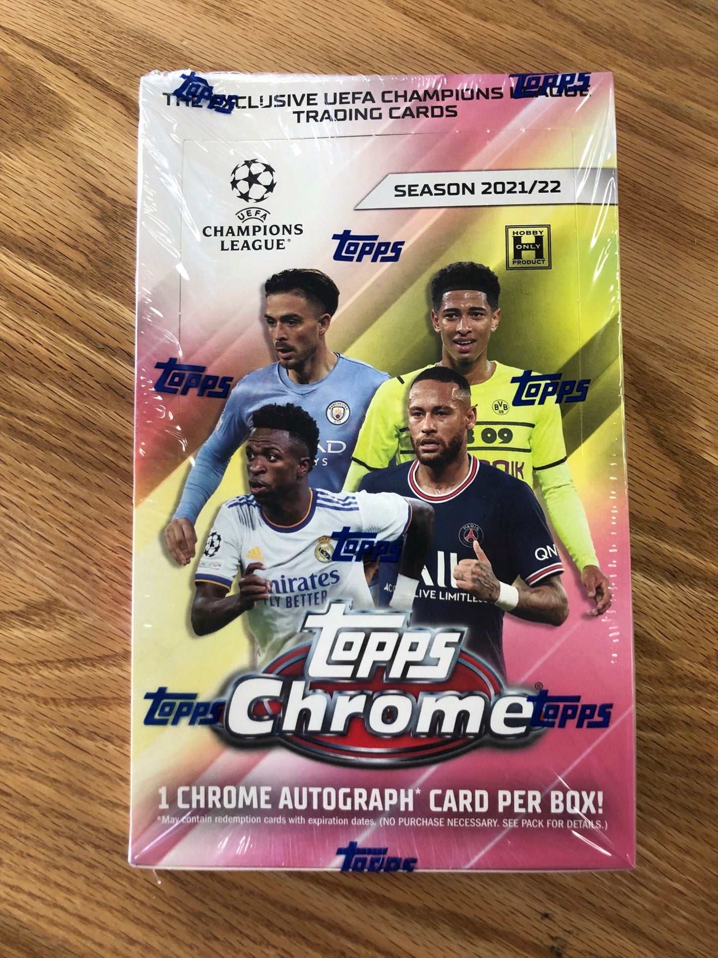 2021-22 Topps UEFA Champions League Chrome Soccer Hobby Box
