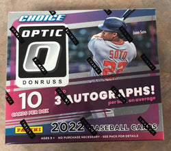2022 Panini Donruss Optic Choice Baseball Hobby Box