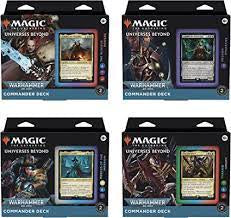 Magic The Gathering Warhammer 40,000 Commander - 4 Deck Set