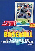 1989 Score Baseball Wax Box