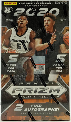 2020-21 Panini Prizm Draft Picks Collegiate Basketball Fast Break Hobby Box