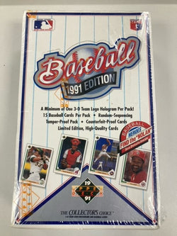 1991 Upper Deck Baseball Low Series Box