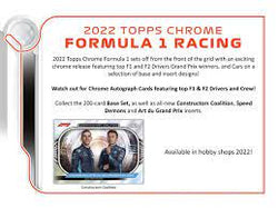 2022 Topps Chrome F1 Formula 1 Hobby Box - 12 Box Case