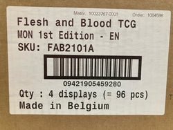 Flesh & Blood TCG: Monarch Booster Box - 1st Edition - 4 box case