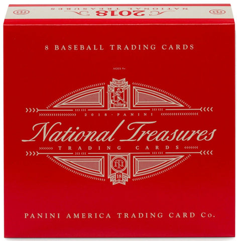 2018 Panini National Treasures Baseball Box