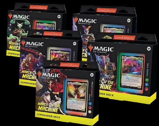 Magic The Gathering March of the Machine Commander Decks - 5 Deck Set Magic The Gathering March of the Machine Commander Decks - 5 Deck Set