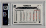 Babe Ruth 2022 Topps Gilded Collection Raywave Gold Etch 13/25 PSA 9 Mint