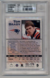 Tom Brady 2000 Private Stock #128 221/278 BGS 9 Mint