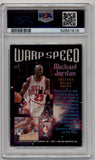 Michael Jordan 1995-96 Stadium Club Warp Speed #WS1 PSA 8 Near Mint-Mint