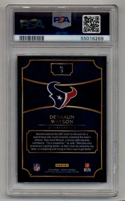 Deshaun Watson 2016 Select '17 NFL Draft XRC Prizm Redemption PSA 10 Gem Mint