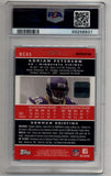 Adrian Peterson 2007 Bowman Chrome Blue Refractor Auto 20/75 PSA 9 Mint