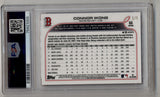 Connor Wong 2022 Topps Chrome #66 Sapphire Edition Red 2/5 PSA 9 Mint