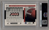 Tom Brady 2000 Score #316 Scorecard 0452/2000 PSA Authentic