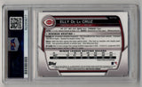 Elly De La Cruz 2023 Bowman Chrome Mega Box Red Refractor 5/5 PSA 9 Mint