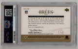 Drew Brees 2005 Ultimate Collection Signature Gold 22/50 PSA 9 Mint Auto 10