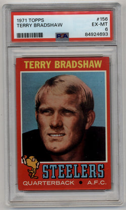 Terry Bradshaw 1971 Topps #156 PSA 6 Excellenyt-Mint 4693