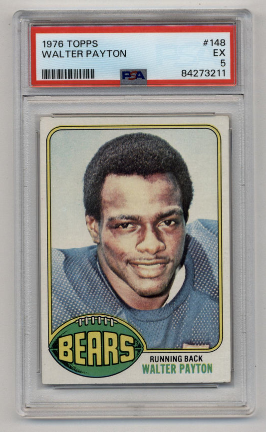 Walter Payton 1976 Topps #148 Rookie PSA 5 Excellent 3211