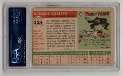 Harmon Killebrew 1955 Topps #124 PSA 5 Excellent 1118