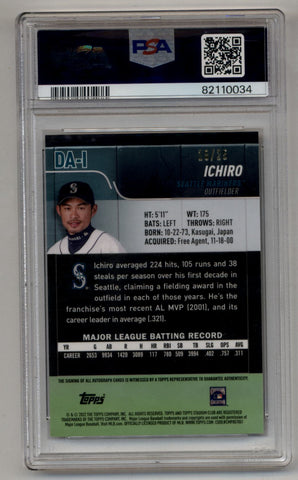 Ichiro 2022 Stadium Club Chrome Auto 1991 18/25 PSA 10 Gem Mint