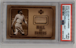Babe Ruth 2001 UD Hall of Famers Cooperstown Collection Bat Relic PSA 9 Mint