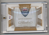 Kevin Garnett 2021-22 Flawless USA Gold Auto 05/10