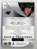 Kirill Kaprizov 2020-21 Trilogy Rookie Premieres Level 2 Auto 22/99