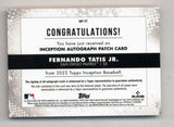 Fernando Tatis Jr. 2022 Topps Inception Patch Auto Orange 03/10