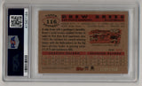 Drew Brees 2001 Topps Heritage 1762/1956 #116 PSA 10 Gem Mint 7184