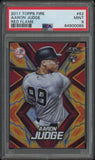 Aaron Judge 2017 Topps Fire Red Flare #62 PSA 9 Mint