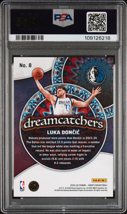 Luka Doncic 2024 Panini Hoops Dreamcatchers PSA 10 Gem Mint
