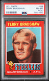 Terry Bradshaw 1971 Topps #156 PSA 8OC NM-MINT OC