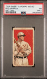 Red Murray 1909-11 T206 Sweet Caporal 350/30 Batting PSA 1 Poor MC