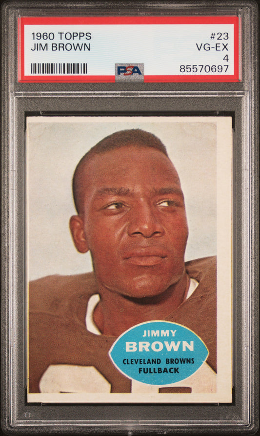 Jim Brown 1960 Topps #23 PSA 4 Vg-Ex 0697