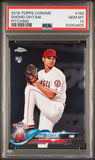 Shohei Ohtani 2018 Topps Chrome #150 PSA 10 Gem Mint 3805