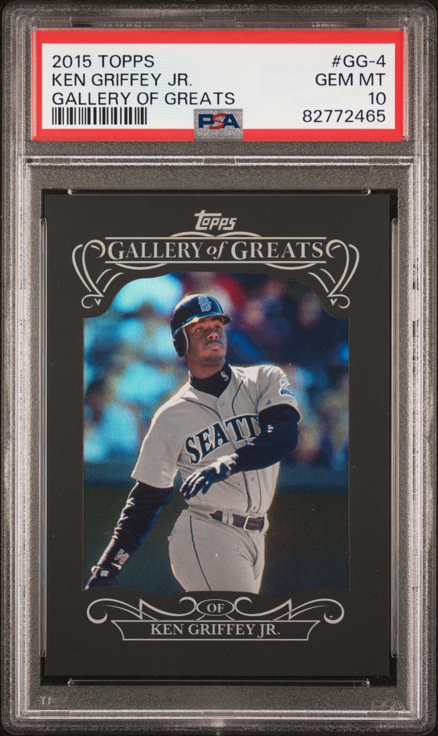 Ken Griffey Jr. 2015 Topps Gallery of Greats PSA 10 Gem Mint