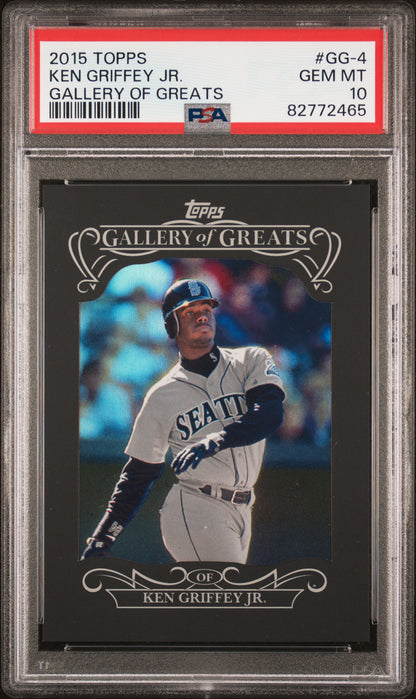 Ken Griffey Jr. 2015 Topps Gallery of Greats PSA 10 Gem Mint