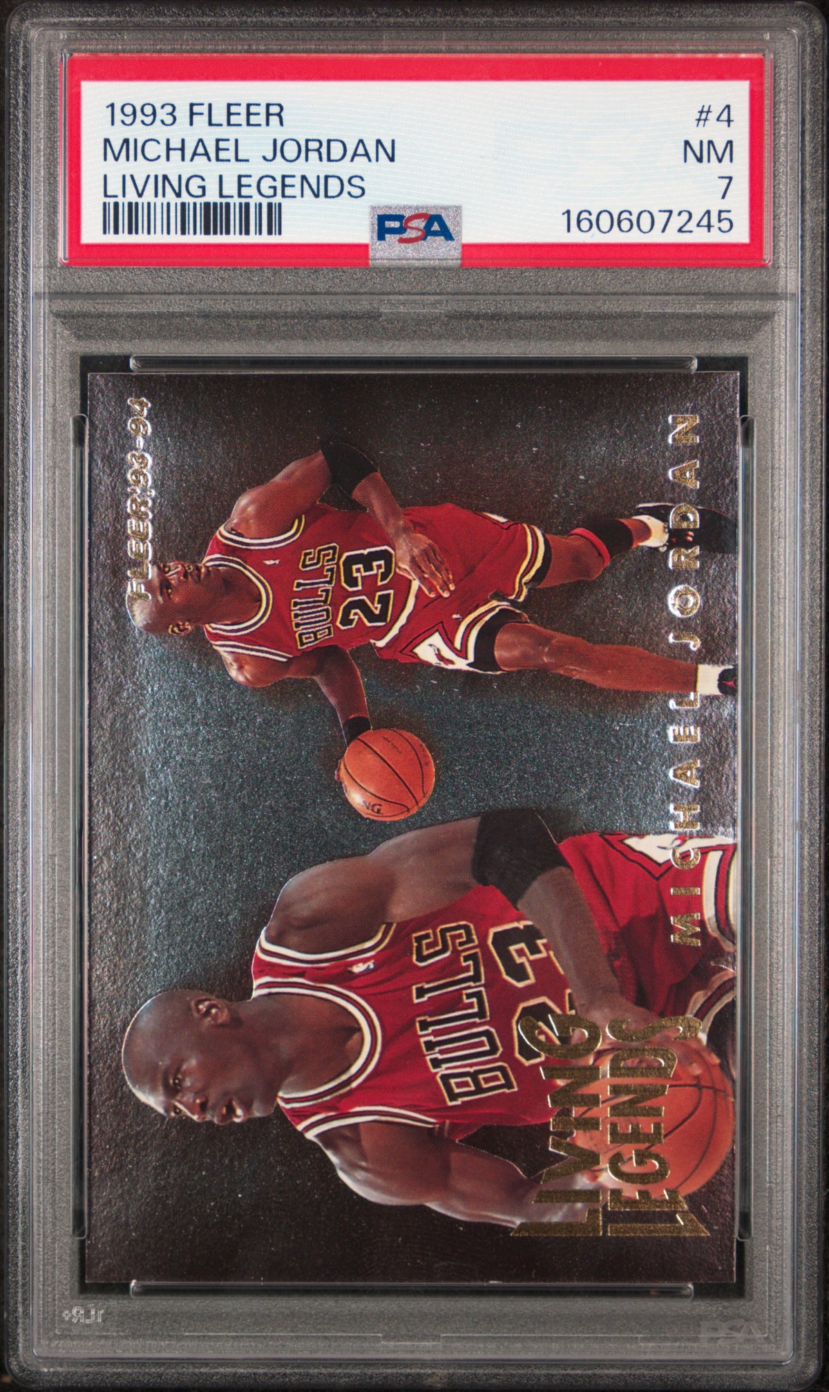 Michael Jordan 1993 Fleer Living Legends PSA 7 Near Mint 7245