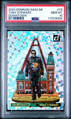 Tony Stewart 2023 Donruss Downtown PSA 10 Gem Mint